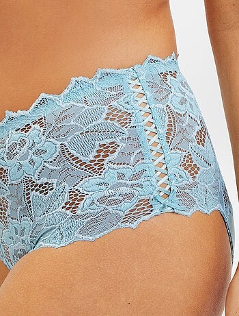 Slip in pizzo e microfibra Arum 'Sans Complexe'