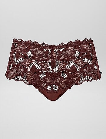 Slip in pizzo e microfibra Arum 'Sans Complexe'
