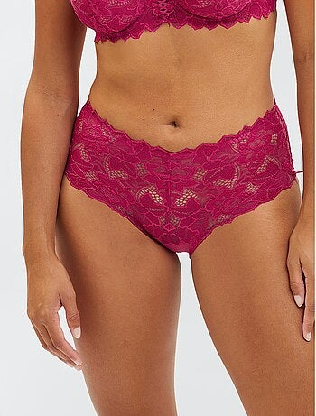 Slip in pizzo e microfibra Arum 'Sans Complexe'