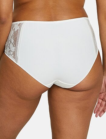 Slip in pizzo e microfibra 'Sans Complexe'