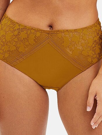 Slip in pizzo e microfibra 'Sans Complexe'