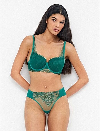 Slip in pizzo ricamato