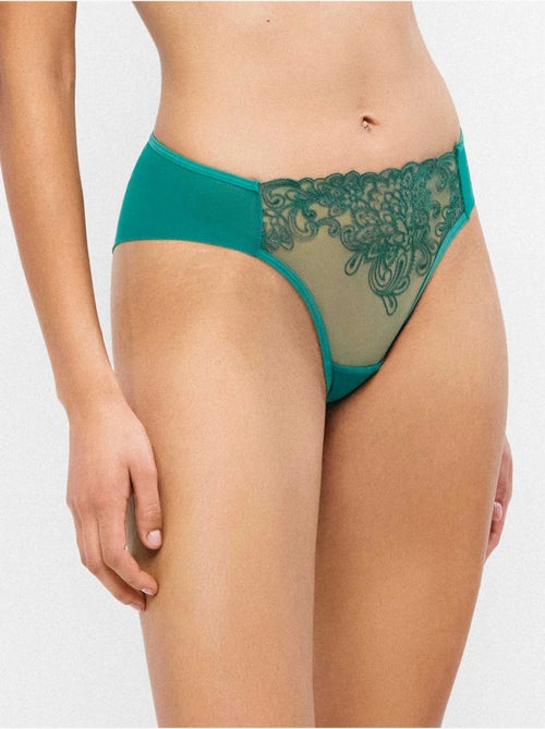 Slip in pizzo ricamato - Kiabi Slip in pizzo ricamato - Kiabi