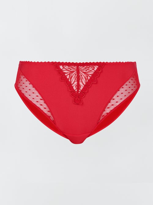 Slip in pizzo 'Sans Complexe' - Kiabi