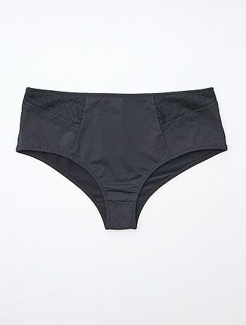 Slip in raso con pizzo
