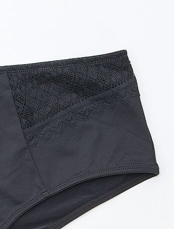 Slip in raso con pizzo