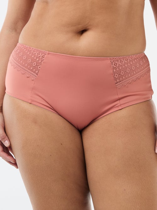 Slip in raso con pizzo - Kiabi