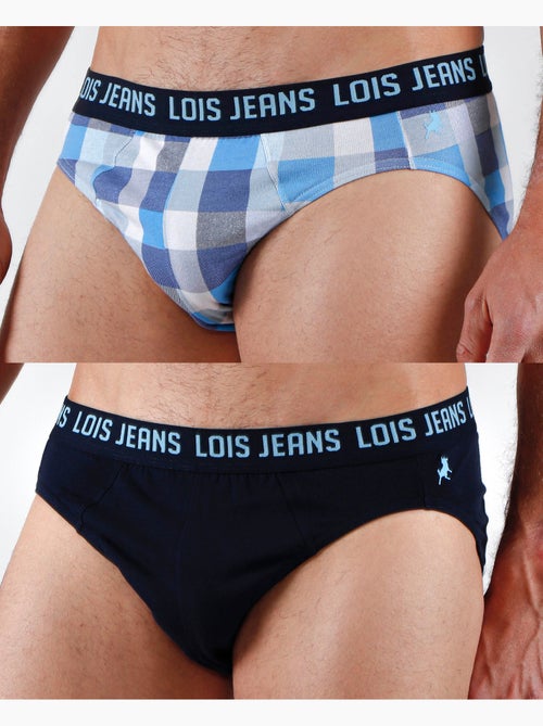 Slip jeans VIP da uomo LOIS (scatola da 2 unità) - Kiabi Slip jeans VIP da uomo LOIS (scatola da 2 unità) - Kiabi