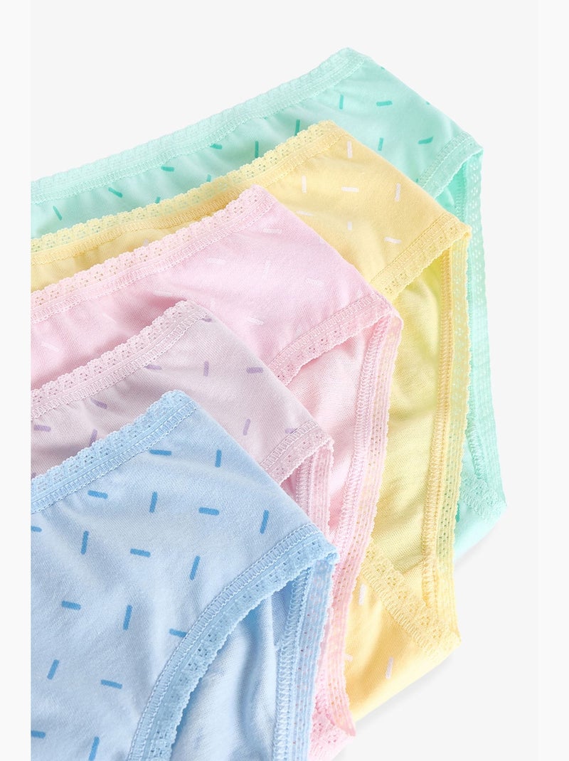 Slip macaron con stampa geometrica penti Multicolore - Kiabi