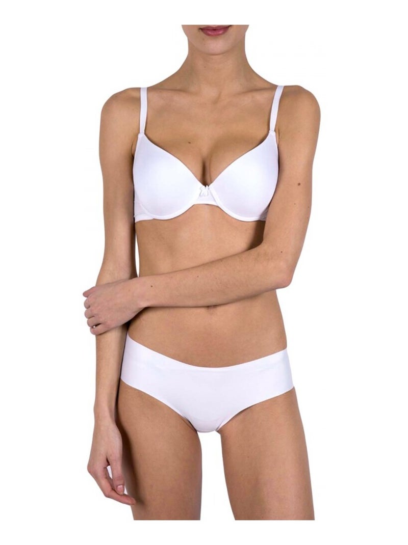 Slip microfibra Confezione da 3 Donna Bianco - Kiabi