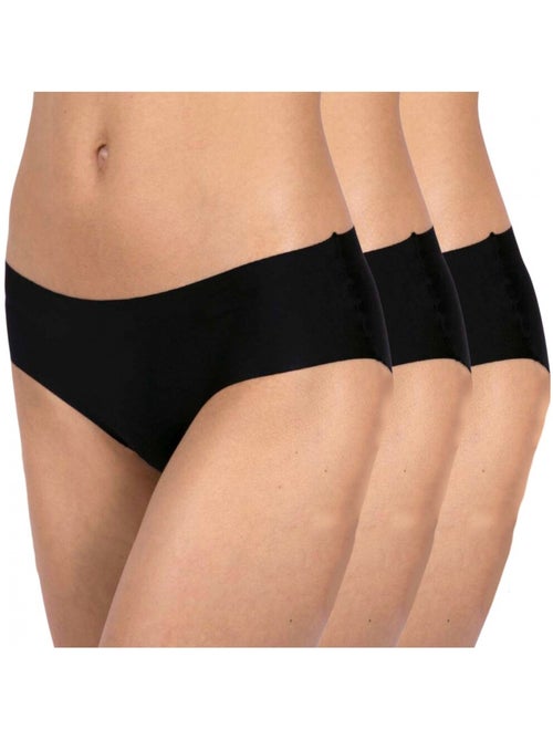 Slip microfibra Confezione da 3 Donna - Kiabi