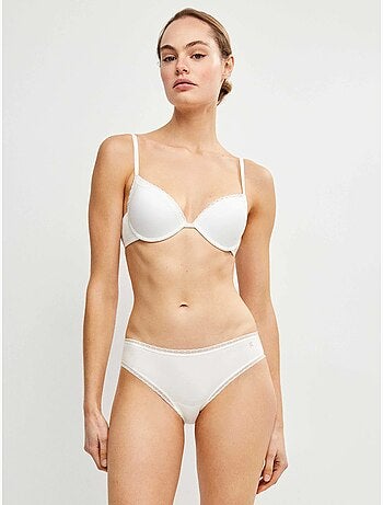 Slip midi con gallone di plumetti