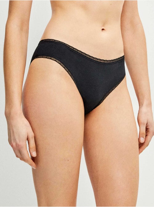Slip midi con gallone di plumetti - Kiabi