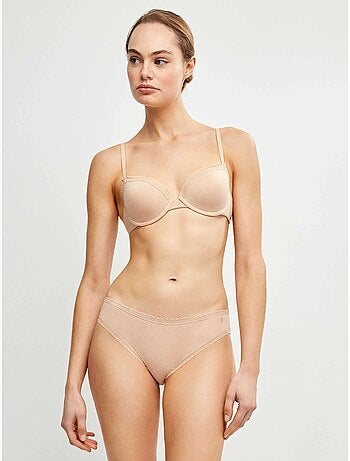 Slip midi con gallone di plumetti
