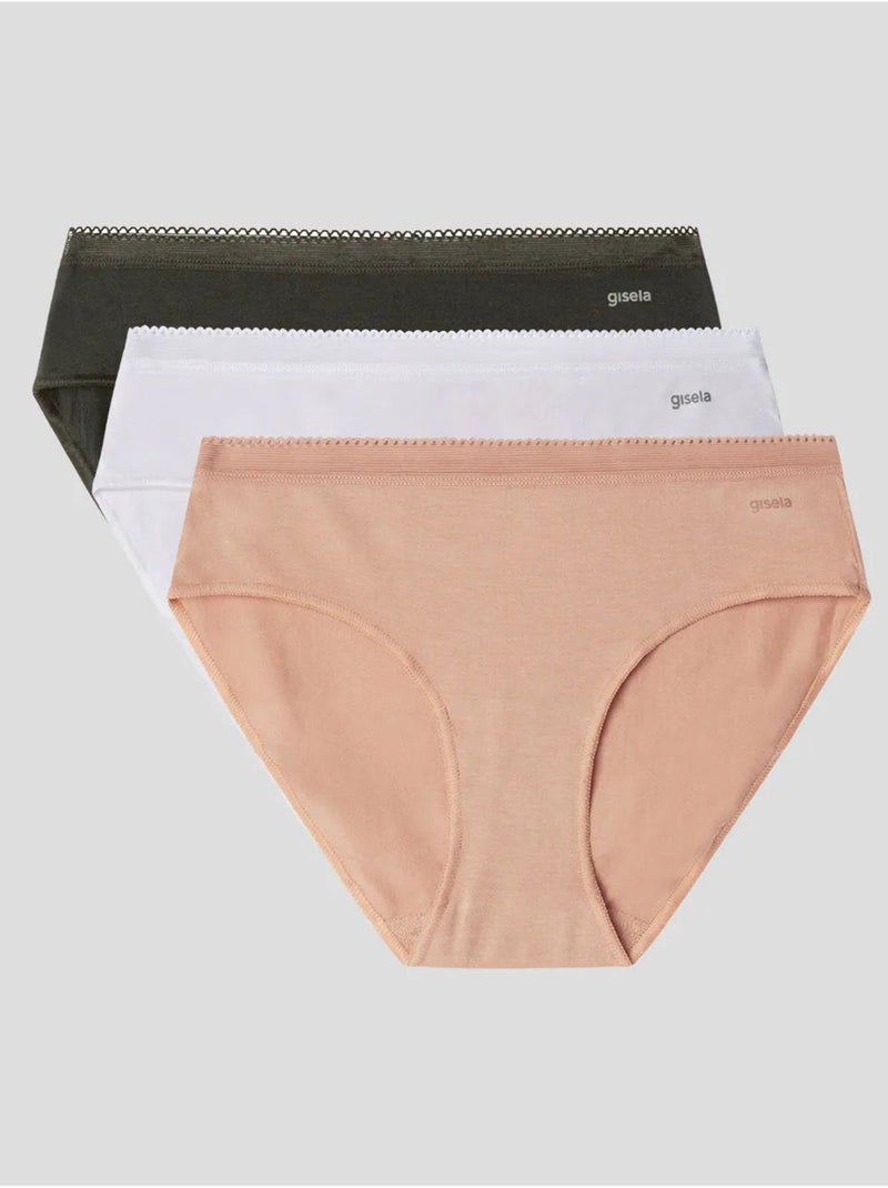 Slip midi extrapiatta Modal Lenzing Rosa - Kiabi
