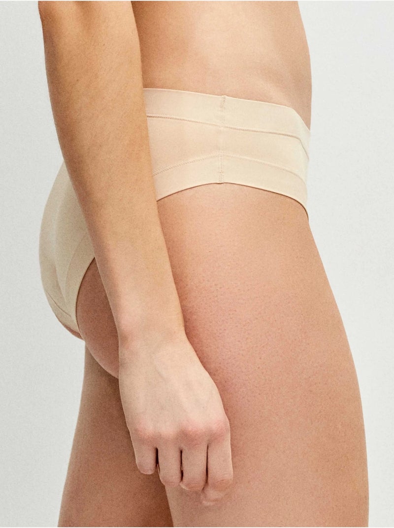 Slip midi in microfibra Rosa - Kiabi