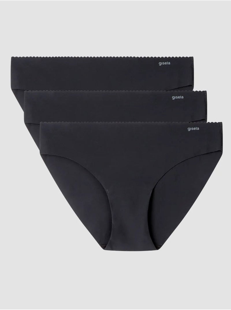 slip midi invisibili tessuto microfibra Nero - Kiabi