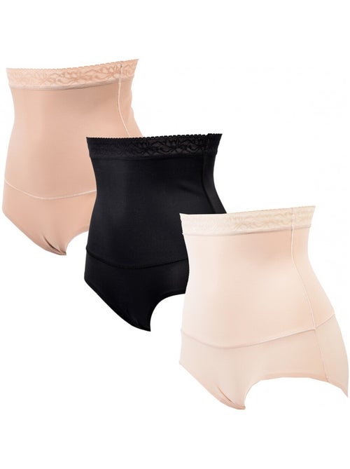 Slip Modellante Snellente TRESS Effetto Dimagrante - Confezione da 3 - Kiabi