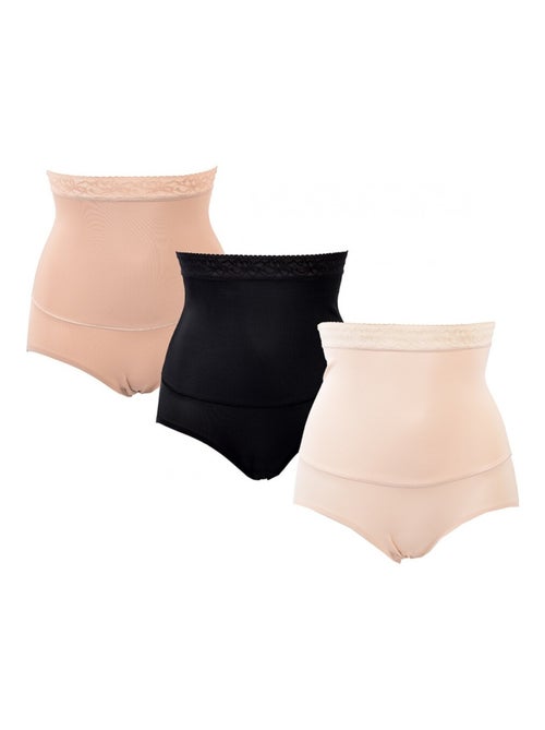 Slip Modellante Snellente TRESS Effetto Dimagrante - Confezione da 3 - Kiabi