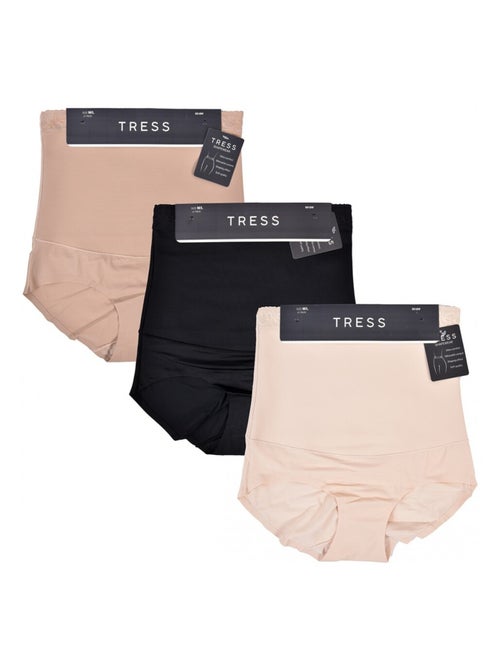 Slip Modellante Snellente TRESS Effetto Dimagrante - Confezione da 3 - Kiabi