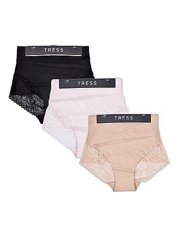 Slip Modellante Snellente TRESS Effetto Dimagrante - Confezione da 3