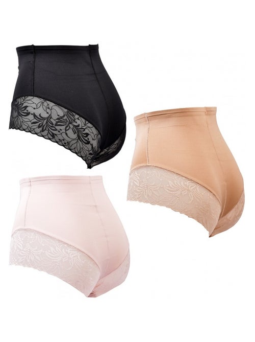 Slip Modellante Snellente TRESS Effetto Dimagrante - Confezione da 3 - Kiabi