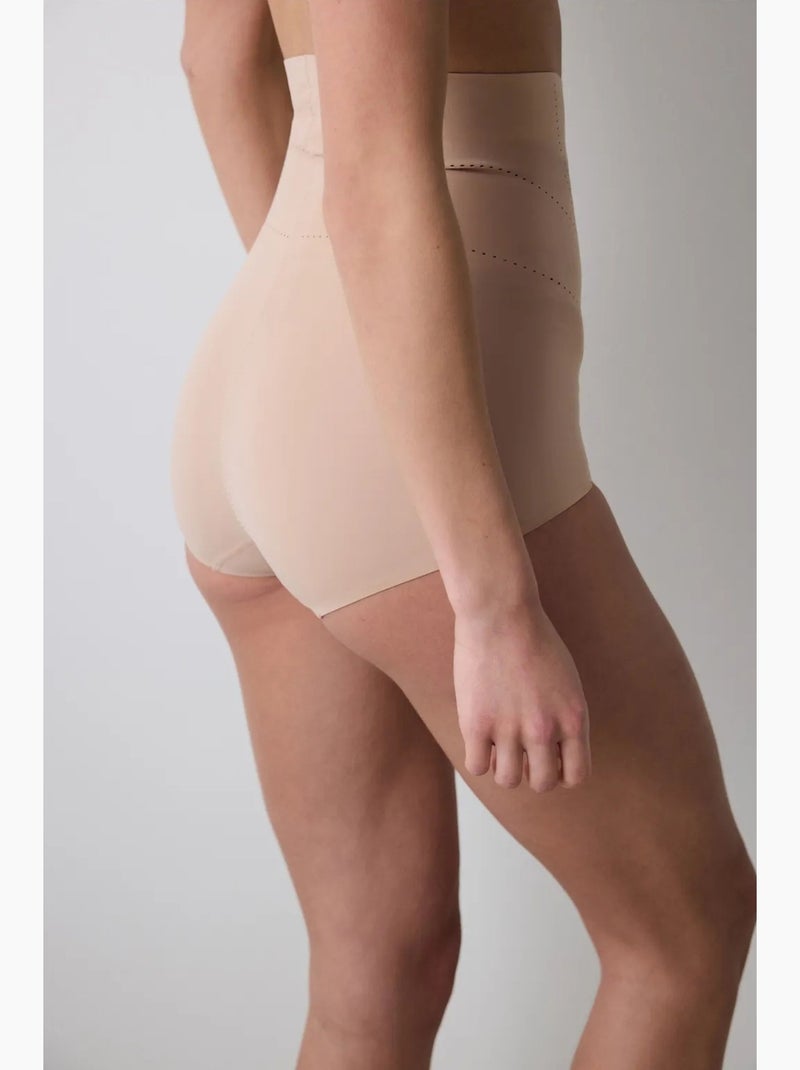 Slip modellante vita alta leggero invisibile penti Beige argilla - Kiabi