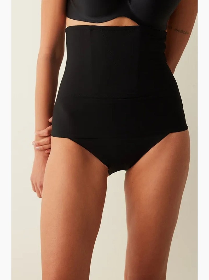 Slip modellante vita alta penti Nero - Kiabi