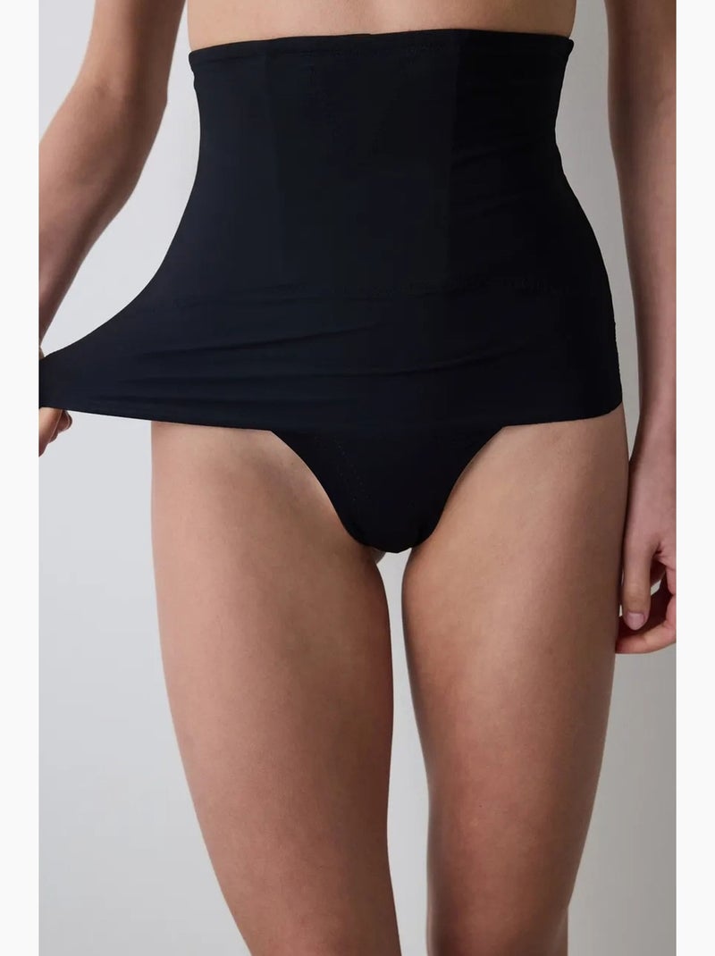 Slip modellante vita alta penti Nero - Kiabi