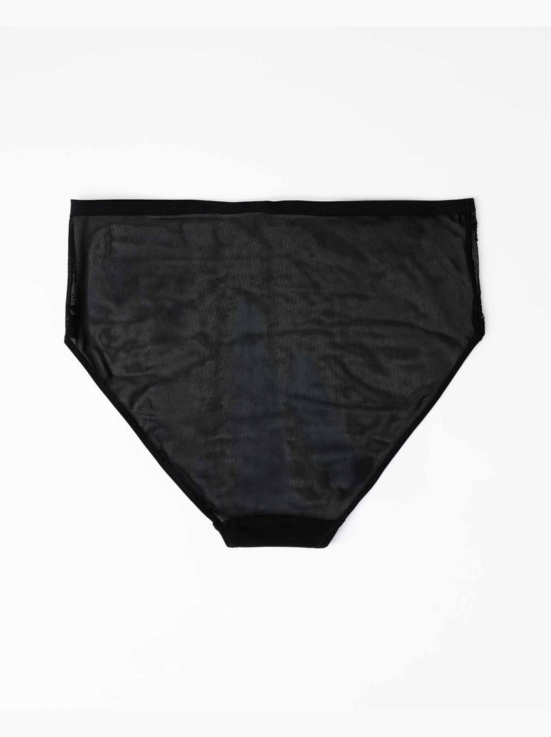 Slip natalizi a vita alta da donna ADMAS con confezione regalo Nero - Kiabi