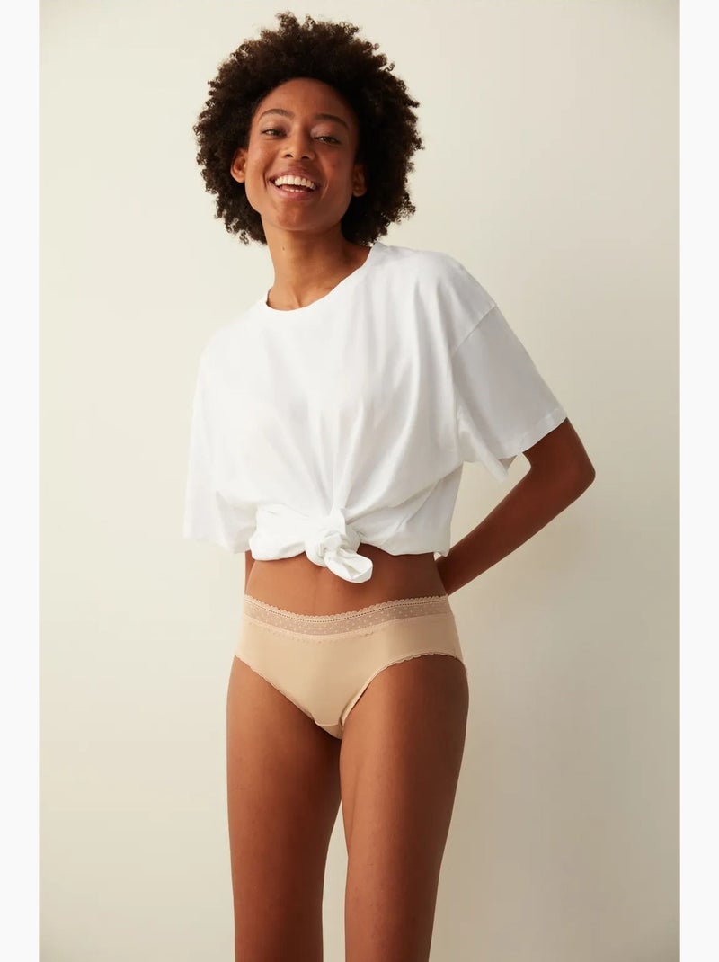 Slip panty leggeri e comodi penti Beige argilla - Kiabi
