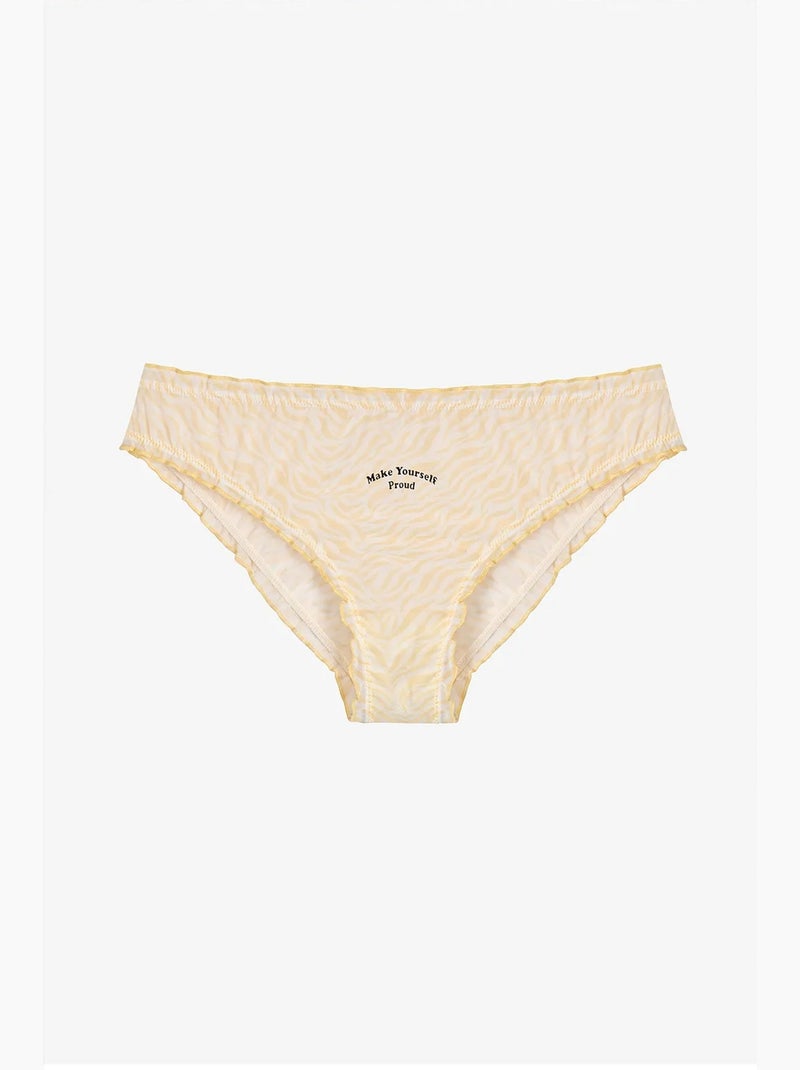 Slip pastel confident con stampa zebra penti Crema - Kiabi