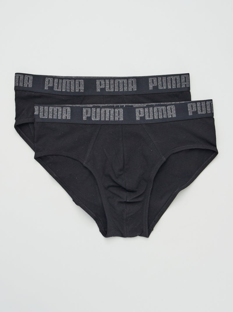Slip 'Puma' - Set di 2 NERO - Kiabi