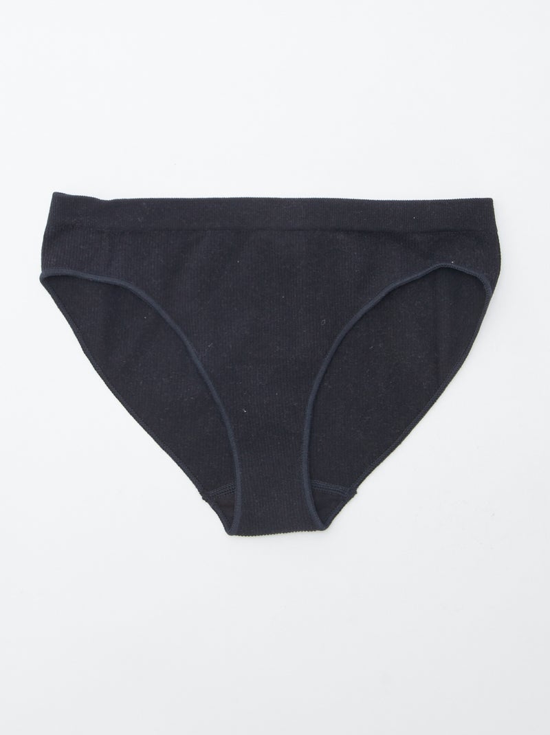 Slip senza cuciture 'Petit Beguin' nero - Kiabi