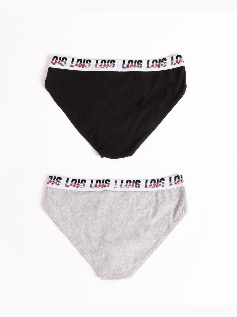 Slip Speed da uomo LOIS (scatola da 2) Multicolore - Kiabi