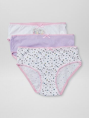 Slip stampati - set di 3