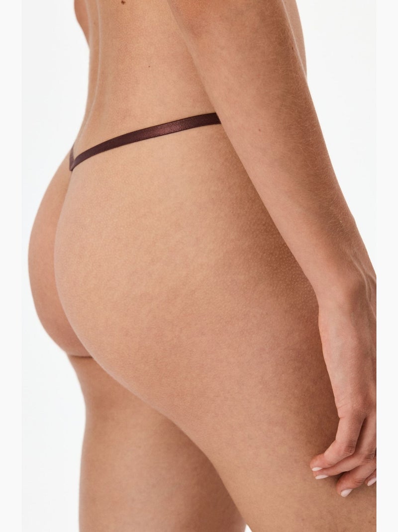 Slip string con spalline donna penti Rosso bordeaux - Kiabi