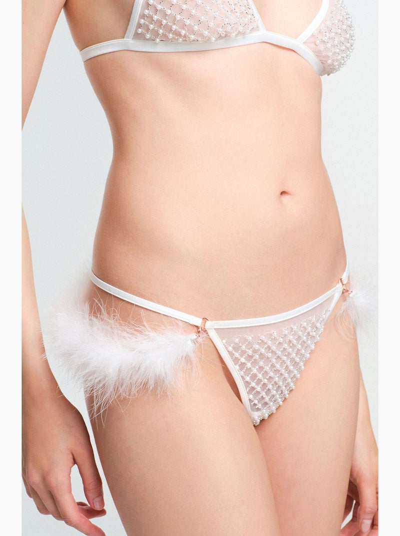 Slip string pelia rotti penti Bianco - Kiabi