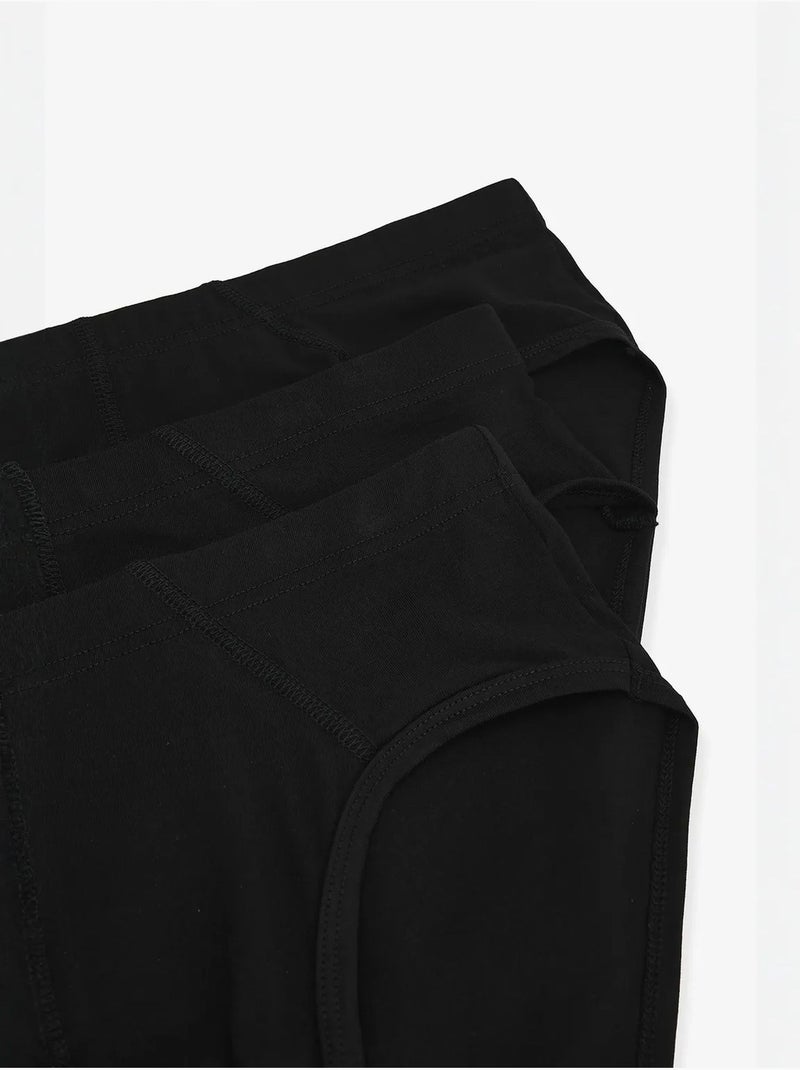 Slip uomo basic tape 3 pezzi penti Nero - Kiabi