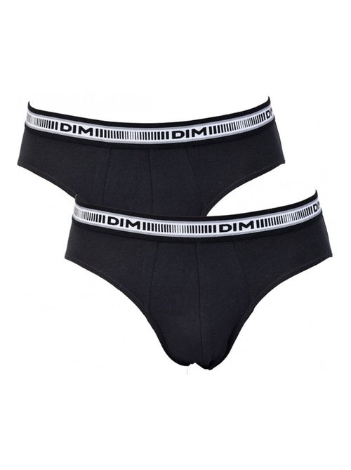 Slip Uomo DIM in cotone stretch ultra Comfort - Confezione da 2 - Kiabi Slip Uomo DIM in cotone stretch ultra Comfort - Confezione da 2 - Kiabi