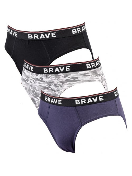 Slip Uomo TRESS COTONE - Confezione da 3 - Kiabi Slip Uomo TRESS COTONE - Confezione da 3 - Kiabi