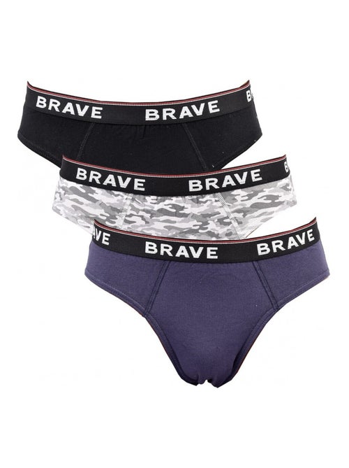 Slip Uomo TRESS COTONE - Confezione da 3 - Kiabi Slip Uomo TRESS COTONE - Confezione da 3 - Kiabi