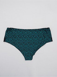 Taglie forti donna - Slip vita alta in microfibra - Kiabi