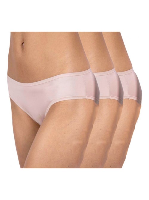Slip Vita Alta Microfibra Confezione da 3 - Kiabi