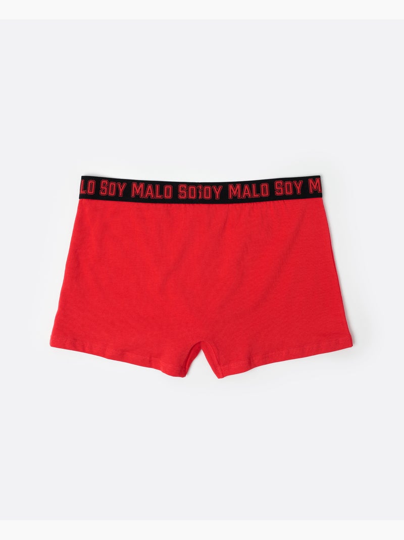 Slip/boxer da uomo ADMAS color carbone Rosso - Kiabi