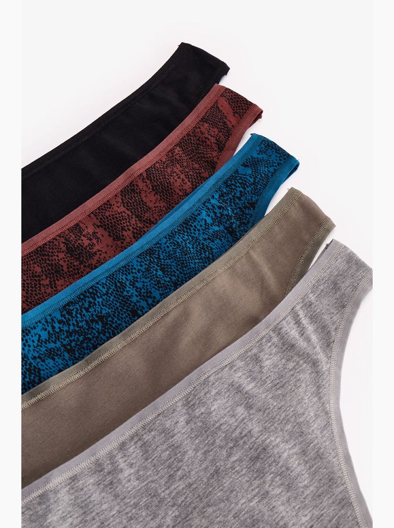 Snake tanga con motivo serpente penti Marrone - Kiabi