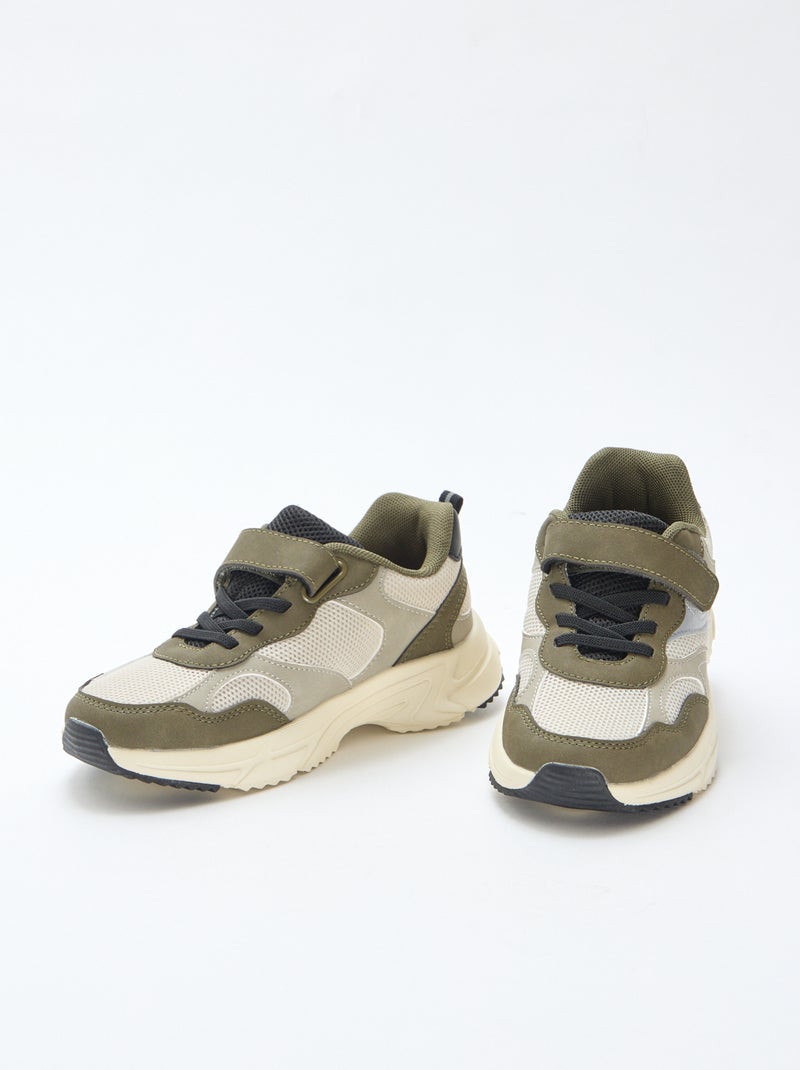 Sneaker basse da running Verde - Kiabi