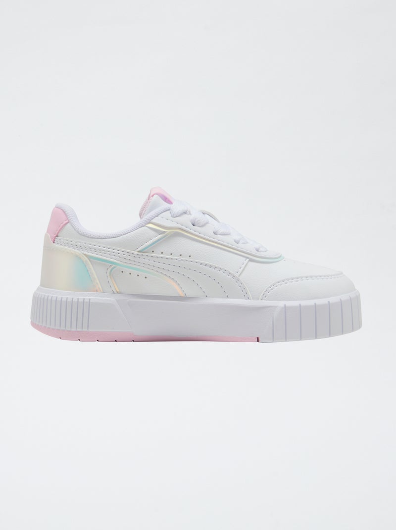 Sneaker basse tinta unita in similpelle PUMA Bianco - Kiabi