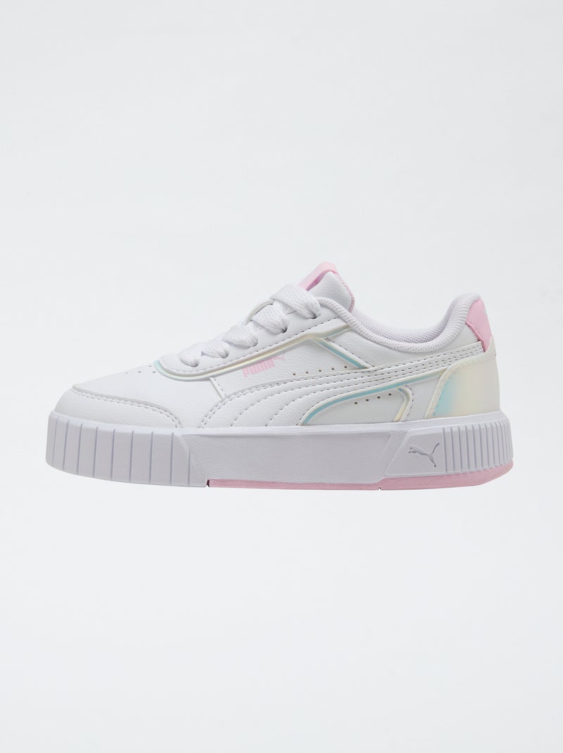 Sneaker basse tinta unita in similpelle PUMA Bianco - Kiabi