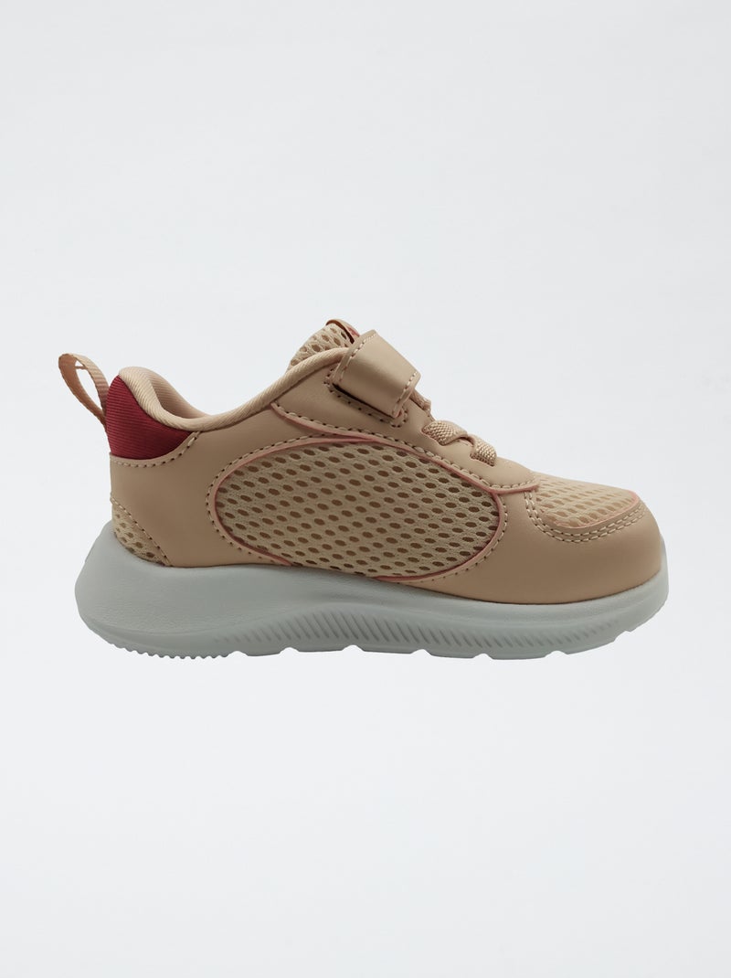 Sneaker con lacci e velcro in mesh PUMA Rosa - Kiabi